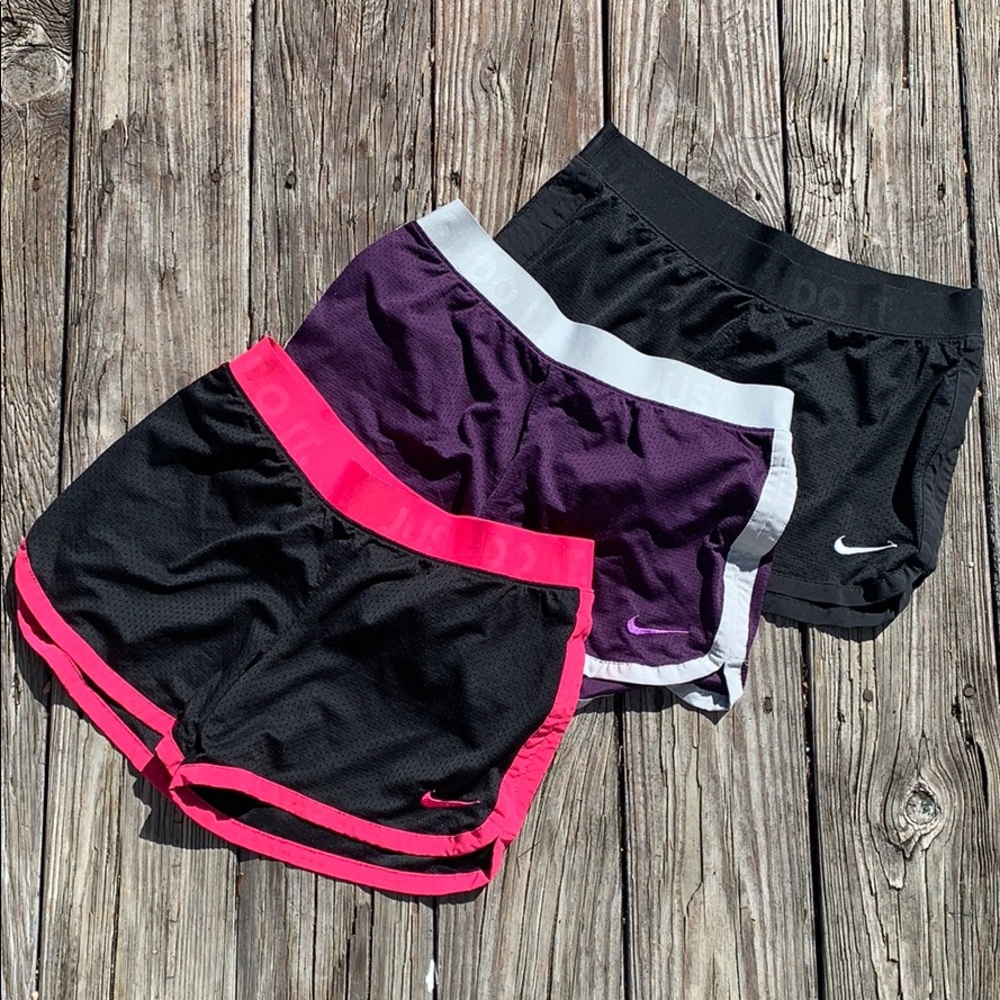 Nike Dri Fit Running Shorts Size S Bundle Of 3